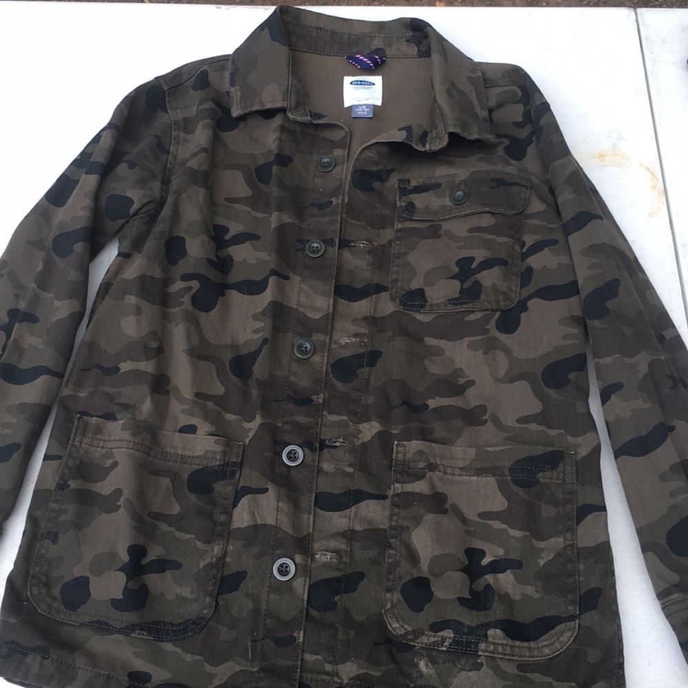 Old Navy youth 10/12 camo jacket